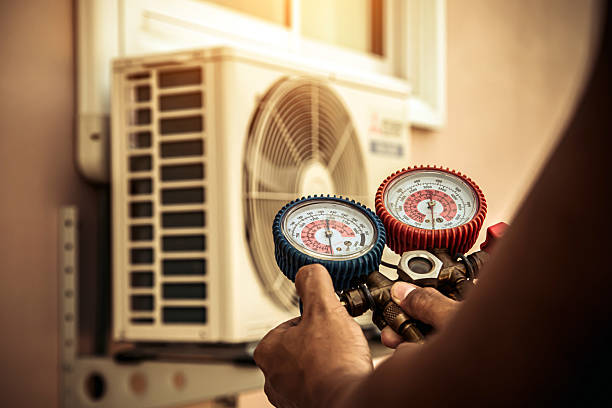 Professional Hvac technician working in New Brighton, MN